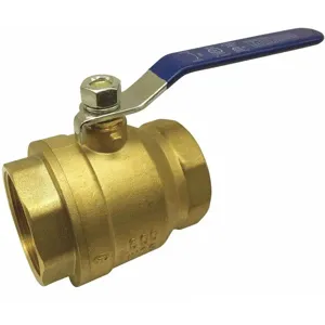 GRAINGER G-F600-125 Ball Valve, FNPT x FNPT, Brass, 1-1/4 Inch Pipe Size | CD2YRC 20K913