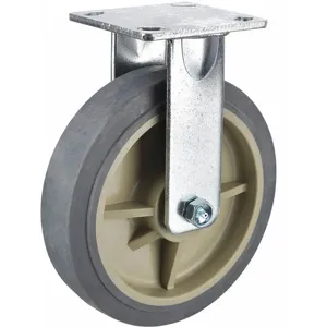 GRAINGER P21R-RP080R-14-H10 8 Inch Light-Medium Duty Rigid Plate Caster, 675 Lbs. Load Rating | CD2NEX 440A62