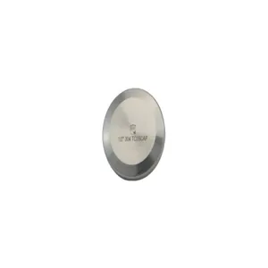 APPROVED VENDOR TC05CAP Cap, 1/2 and 3/4 Inch Size, Tri Clover Compatible | CF6CBX