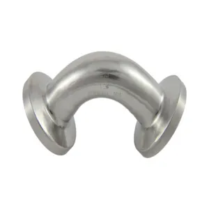 APPROVED VENDOR TC05ELL90 Elbow, 1/2 Inch Size, Tri Clover Compatible, 90 Deg. Bend | CF6CKF