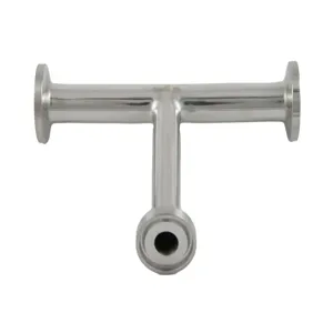 APPROVED VENDOR TC05TEE Clamp Tee, 1/2 Inch Size, Tri Clover Compatible | CF6CWZ