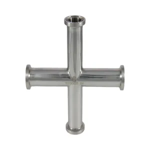 APPROVED VENDOR TC075CROSS Cross, 3/4 Inch Size, Tri Clover Compatible | CF6CJK