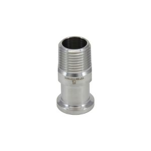 APPROVED VENDOR TC075M12 Connection Adapter, 3/4 Inch Tri Clover x 1/2 Inch MPT | CF6CEJ
