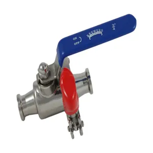 APPROVED VENDOR TC075VBALLTAP Ball Valve, 3/4 Inch Tri Clover Compatible Tri Clamp, Quick Clean | CF6CBH