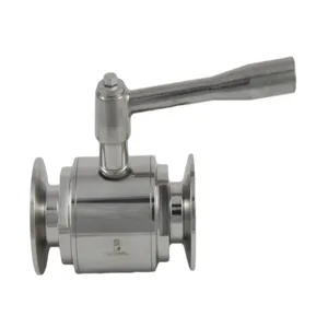 APPROVED VENDOR TC10VBALL-RH Ball Valve, 1 Inch Tri Clover Compatible, Economy, Round Handle Design | CF6CAR