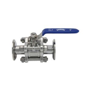 APPROVED VENDOR TC10VBALL3P12ID Ball Valve, 1 Inch Tri Clover Compatible 3-Piece, with 1/2 Inch full bore | CF6CAK