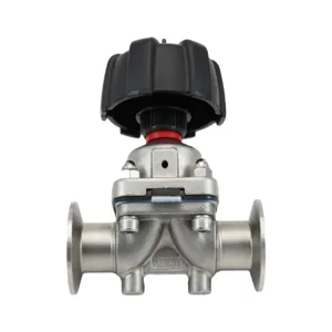 APPROVED VENDOR TC10VDIA Diaphragm Valve, 1 Inch Size, Tri Clover Compatible | CF6CJT