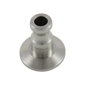 APPROVED VENDOR TC15CAMP12 Connection Adapter, 1.5 Inch Tri Clover x 1/2 Inch Cam and Groove Male Plug | CF6CHN