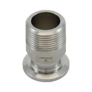 APPROVED VENDOR TC15M125 Connection Adapter, 1.5 Inch Tri Clover x 1 1/4 Inch Male NPT | CF6CEQ