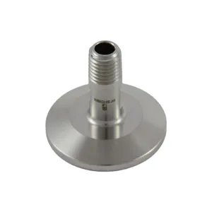 APPROVED VENDOR TC15M14 Connection Adapter, 1.5 Inch Tri Clover x 1/4 Inch Male NPT | CF6CEK