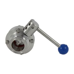 APPROVED VENDOR TC15VBFVPT Butterfly Valve Pull Trigger, 1.5 Inch Tri Clover Compatible | CF6CXW