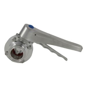 APPROVED VENDOR TC15VBFVSTSS Butterfly Valve, 1.5 Inch Tri Clover Compatible, Stainless Steel | CF6CBP