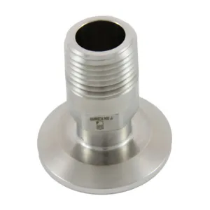 APPROVED VENDOR TC20M10 Connection Adapter, 2 Inch Tri Clover x 1 Inch Male NPT | CF6CEW