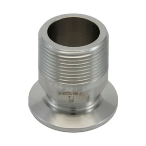 APPROVED VENDOR TC20M15 Connection Adapter, 2 Inch Tri Clover x 1.5 Inch Male NPT | CF6CEX