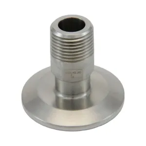 APPROVED VENDOR TC20M34 Connection Adapter, 2 Inch Tri Clover x 3/4 Inch Male NPT | CF6CEV