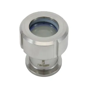 APPROVED VENDOR TC20SGU Sight Glass, 2 Inch Size, Tri Clover Compatible | CF6CWN