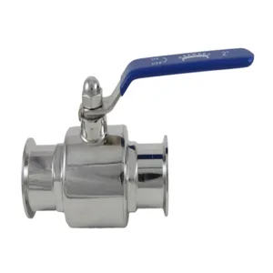 APPROVED VENDOR TC20VBALL Ball Valve, 2 Inch Tri Clover Compatible, Economy | CF6CBD