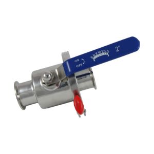 APPROVED VENDOR TC20VBALLTAP-B Ball Valve, 2 Inch Tri Clover Compatible Tri Clamp, Quick Clean | CF6CBB