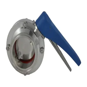 APPROVED VENDOR TC30VBFVST Butterfly Valve Squeeze Trigger, 3 Inch Size, Tri Clover Compatible | CF6CYC