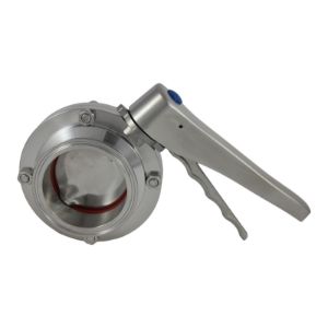 APPROVED VENDOR TC30VBFVSTSS Butterfly Valve, 3 Inch Tri Clover Compatible, Stainless Steel | CF6CBR