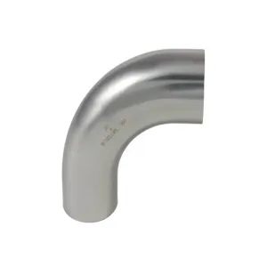 APPROVED VENDOR WF15ELL90L Elbow, 1.5 Inch Size, Sanitary, 90 Deg. Bend, Weld | CF6CKW