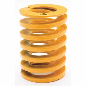RAYMOND ASF035055 Die Spring, Extra Light Duty, Oil Tempered Chrome Silicone, 55 mm Length, Yellow, 5 PK | CT8TWZ 54JY35