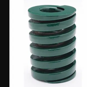 RAYMOND ASH025150 Die Spring, Oil Tempered Chrome Silicone, 150 mm Length, Green, Paint, 2 PK | CT8TJC 54JZ98