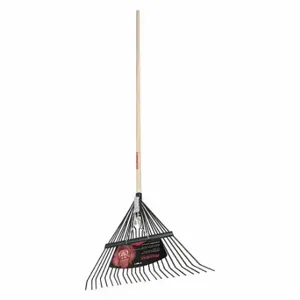 RAZOR-BACK 2911200 Steel Leaf Rake, 24 Tine, 54 Inch Handle | CT8VCR 217G15