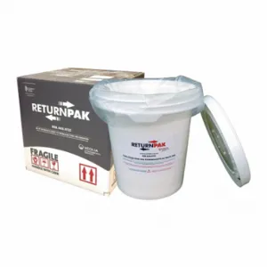 RECYCLEPAK SUPPLY-264-SWS Non-DEA Pharmacuetical Waste Pail, 50 lb Weight Capacity, 14 1/8 Inch Length | CT8VGF 34TJ74