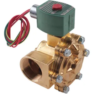 RED HAT 8210G022 Solenoid Valve 2/2 1-1/2 Inch NC 24V Brass | AE4MKJ 5LU20