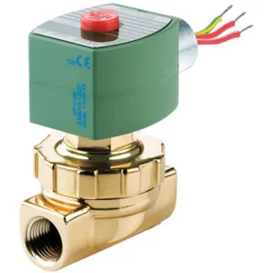 RED HAT 8220G409 Steam & Hot Water Solenoid Valve, Brass, Normally Closed, 240 VAC | AF2NXN 6WTW0