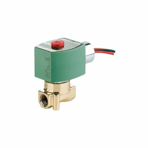 RED HAT 8262H002LF 12/DC Solenoid Valve, 1/8 Inch Pipe Size Valves, 12 Vdc, Brass | CT8VLR 53AY03