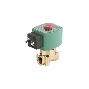 RED HAT 8262H208LF 120/60, 110/50 Solenoid Valve, 1/4 Inch Pipe Size Valves, 110/50/120/60, Brass | CT8VKR 53AY13