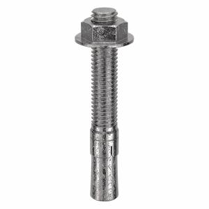 RED HEAD SWW-1236 Wedge Anchor, 316 Stainless Steel, 1/2 X 3-3/4 Inch Size, 25Pk | AA7FUD 15X082