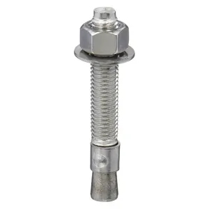 RED HEAD SWW-1254 Wedge Anchor, 316 Stainless Steel, 1/2 X 5-1/2 Inch Size, 25Pk | AA7FUF 15X084