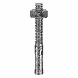 RED HEAD SWW-1422 Wedge Anchor, 316 Stainless Steel, 1/4 X 2-1/4 Inch Size, 100Pk | AA7FUG 15X085