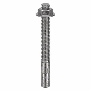 RED HEAD SWW-3836 Wedge Anchor, 316 Stainless Steel, 3/8 X 3-3/4 Inch Size, 50Pk | AA7FUM 15X092