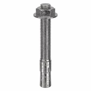RED HEAD SWW-5850 Wedge Anchor, 316 Stainless Steel, 5/8 X 5 Inch Size, 10Pk | AA7FUP 15X094
