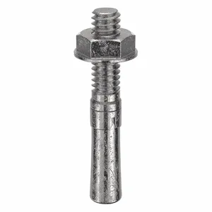 RED HEAD WW-1416 Wedge Anchor, 1/4-20 Thread Size, 304 Stainless Steel, 1/4 Inch Dia., 100PK | CG8YTK 2G554