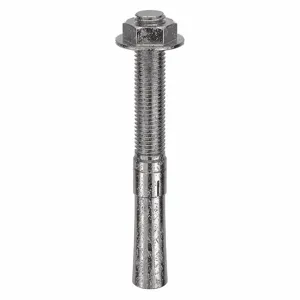 RED HEAD WW-3470 Wedge Anchor, 304 Stainless Steel, 3/4 X 7 Inch Size, 10Pk | AA7FVR 15X122