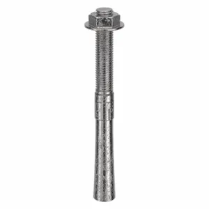 RED HEAD WW-3484 Wedge Anchor, 304 Stainless Steel, 3/4 X 8-1/2 Inch Size, 10Pk | AA7FVT 15X123