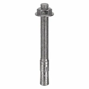 RED HEAD WW-3836 Wedge Anchor, 3/8-16 Thread Size, 304 Stainless Steel, 3/8 Inch Dia., 50PK | CG8YTN 2G576