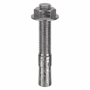 RED HEAD WW-5842 Wedge Anchor, 304 Stainless Steel, 5/8 X 4-1/4 Inch Size, 10Pk | AA7FVV 15X125