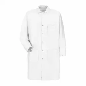 RED KAP KK28WH RG S Static Controlled Collared Lab Coat | CT8VNM 21EP61