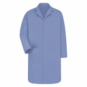 RED KAP KP18LB RG L Mens Lt Blue Lab Coat W/ Grippers | CT8VMH 43N879