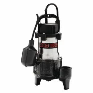 RED LION 14942782 Sump Pump, 1 Hp, 5300 Gph, Ss, Tethered | CT8VRP 147T24