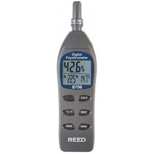 REED INSTRUMENTS 8706-NIST Digitales Psychrometer/Thermo-Hygrometer, NIST-zertifiziert | CD4DAJ