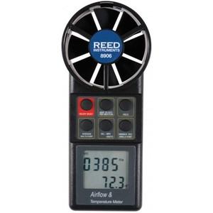 REED INSTRUMENTS 8906-NIST Flügelrad-Thermo-Anemometer, Luftgeschwindigkeit und Lufttemperatur, NIST-zertifiziert | CD4DKU