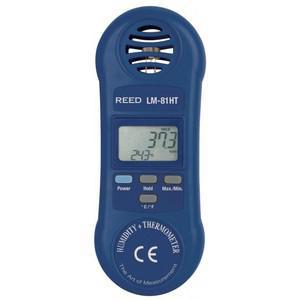 REED INSTRUMENTS LM-81HT Digitales Psychrometer/Thermo-Hygrometer, 0 bis 50 Grad. C | CD4DAK