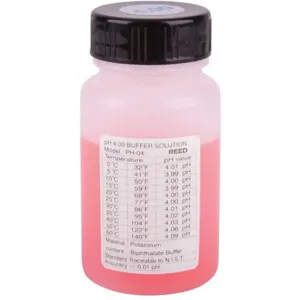 REED INSTRUMENTS PH-04 Buffer Solution, 4 Ph | CD7AAJ